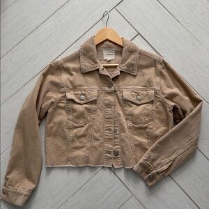 Stylish Tan Women's Jean Jacket